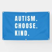 Autismus wählen Sie Art Banner Außenzeichen (Horizontal)