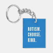 Autismus wählt freundlichen Schlüsselanhänger, mod Schlüsselanhänger (Vorderseite links)