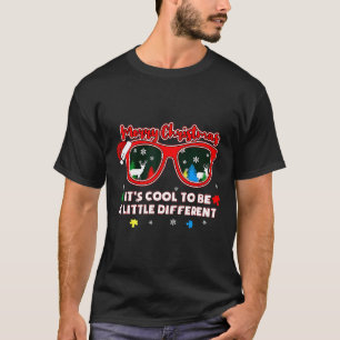Autismus-Weihnachten Autismus-Bewusstsein Santa-So T-Shirt