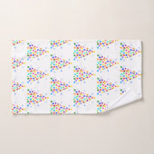 Autismus Weihnachtsbaum Badhandtuch Set (Handtuch)