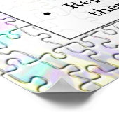 Autismus wie man manche mit Autismus unterstützt Poster (Ecke)