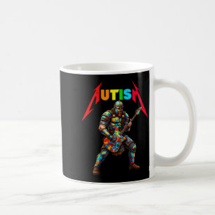 Autismus Wikinger Gitarrist Rockmusik Autismus Kaffeetasse