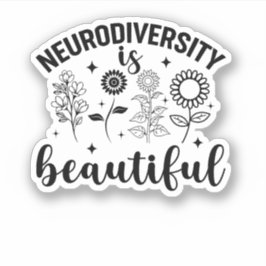 Autismus-Wildblume, ADHS, Sonderschullehrer Aufkleber