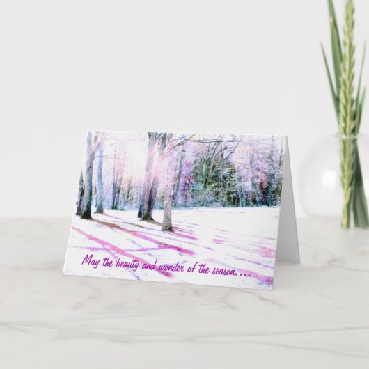 Autismus Wohltätigkeit Weihnachtskarte Feiertagskarte (Vorderseite)