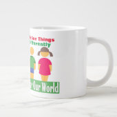 Autismus World - Jumbo-Tasse (Rechts)