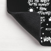 Autismus World Tour Mousepad (Ecke)
