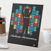 Autismus-Zeichen Sockelschild (In Situ)