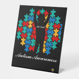 Autismus-Zeichen   Sockelschild