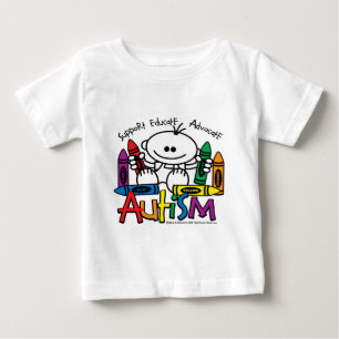 Autismus-Zeichenstifte Baby T-shirt