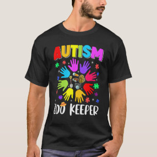 Autismus-Zoo-Aufseher-Puzzle Autismus-Bewusstsein  T-Shirt