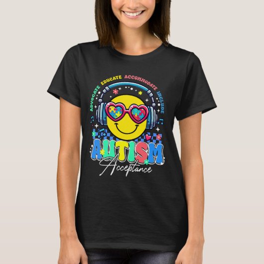 Autismusakzeptanz (2 T-Shirt (Vorderseite)