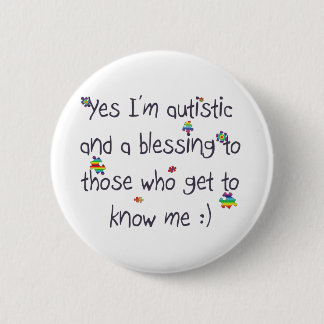 Autismusbewusstsein Button