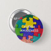 AUTISMUSBEWUSSTSEIN BUTTON (Vorne & Hinten)