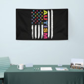 AUTISMUSBEWUSSTSEIN PUZZLE FLAG BANNER (Messeveranstaltung)