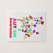 Autismusbewusstseinsbaum Puzzle (Horizontal)