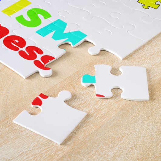 Autismusbewusstseinsbaum Puzzle (Seite)