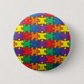 Autismusknopf Button (Vorderseite)