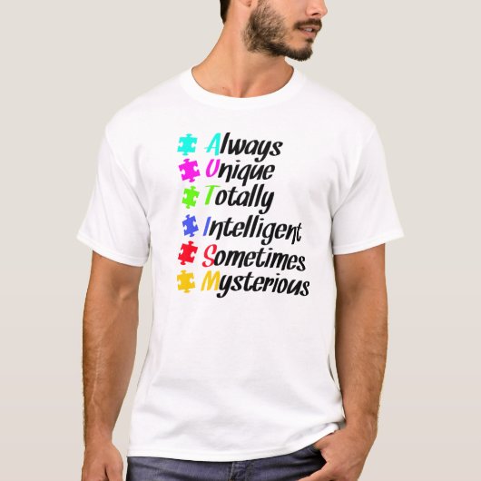 Autismuspuzzlespiel T-Shirt (Vorderseite)