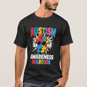 Autist Autismus-Bewusstseins-Krieger T-Shirt