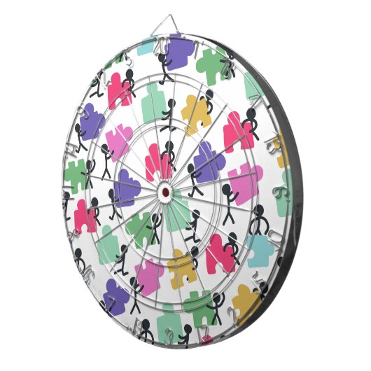 Autisten Dartscheibe (Vorderseite rechts)