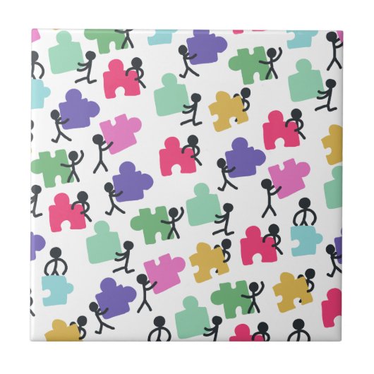 Autisten Fliese (Vorderseite)