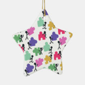 Autisten Keramik Ornament (Rechts)