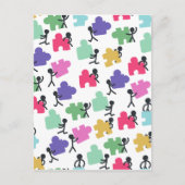 Autisten Postkarte (Vorderseite)