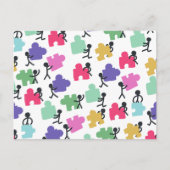 Autisten Postkarte (Vorderseite)