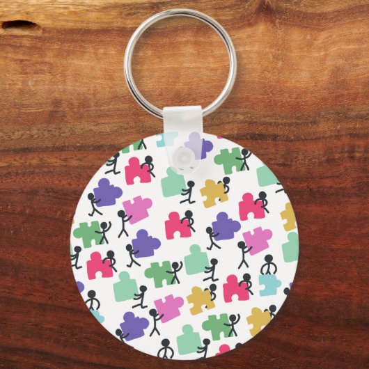 Autisten Schlüsselanhänger (Vorderseite)