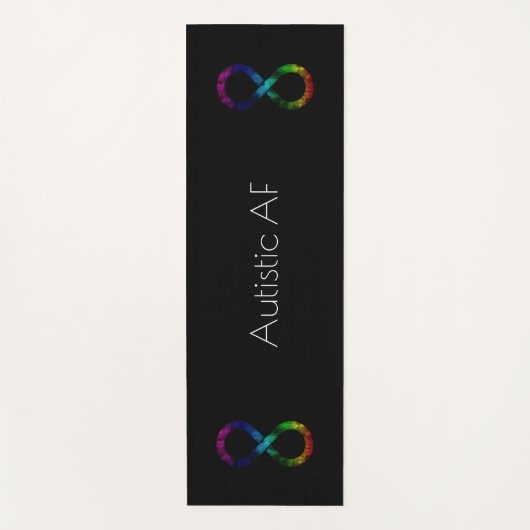 Autistic AF Yoga Mat Yogamatte (Vorderseite)