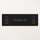 Autistic AF Yoga Mat Yogamatte (Vorderseite (Horizontal))