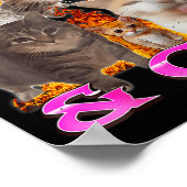 Autistic And Gay Funny Cat Meme Bootleg Graphic Poster (Ecke)