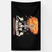 Autistic and Gay Skeleton Funny Autismus Bewusstse Banner (Vertikal)