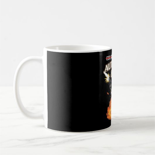 Autistic and Gay Skeleton Funny Autismus Bewusstse Kaffeetasse (Links)