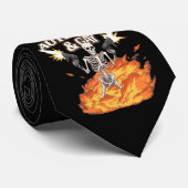 Autistic and Gay Skeleton Funny Autismus Bewusstse Krawatte (Gerollt)