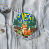 Autistic and Loved Autistic Pin badge Button (Beispiel)