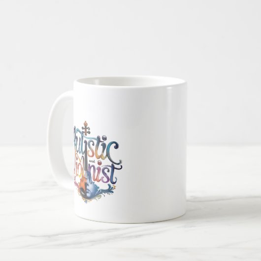 Autistic and violinist kaffeetasse (Vorderseite Links)