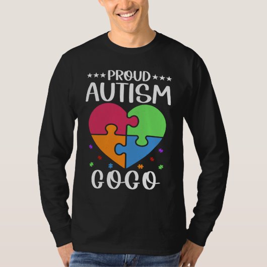 Autistic Autism Awareness Month Cute Proud Autism  T-Shirt (Vorderseite)