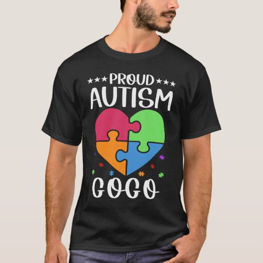 Autistic Autism Awareness Month Cute Proud Autism T-Shirt (Vorderseite)