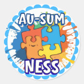 Autistic Awareness stickers (Vorderseite)