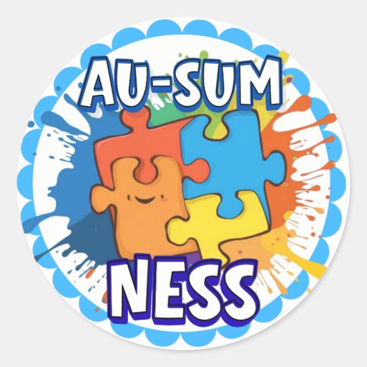 Autistic Awareness stickers (Vorderseite)