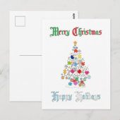 Autistic Christmas Postcard Postkarte (Vorne/Hinten)