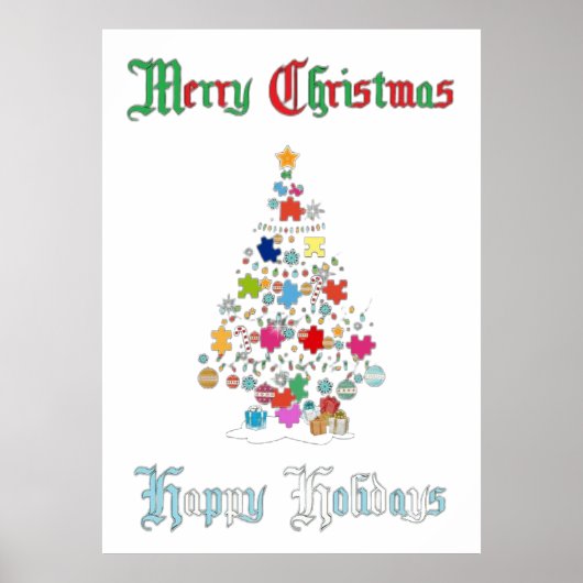 Autistic Christmas Poster (Vorne)
