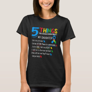 Autistic Daughter Autismus Awareness Support Mama T-Shirt
