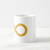 Autistic Gold Infinity Tasse (Mittel)