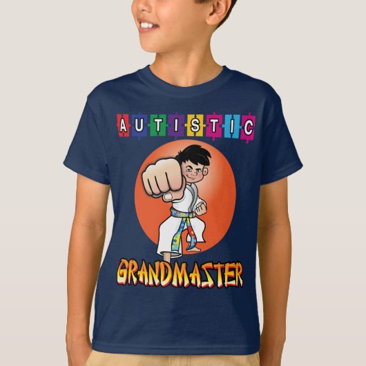 Autistic Grand Master Kid's T-Shirt (Vorderseite)