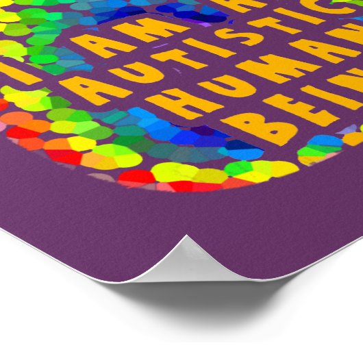Autistic Human Poster (Ecke)