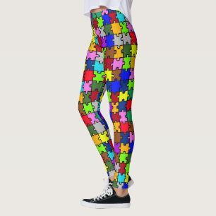 Autistic Jigsaw Leggings