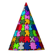Autistic Jigsaw Partyhütchen (Vorderseite)