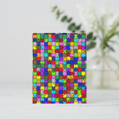 Autistic Jigsaw Postkarte (Stehend Vorderseite)